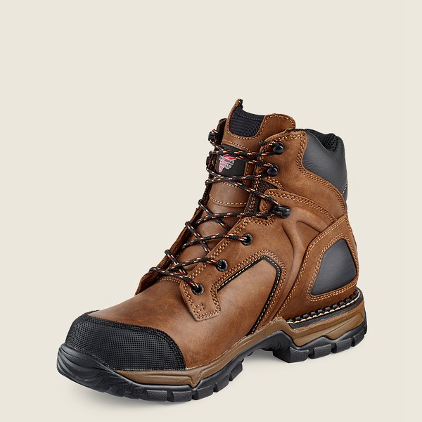 Red Wing Safety Boots Flexforce® - 6-Inch Waterproof Toe - Brune/Svart - Herre 0932-RNHTA